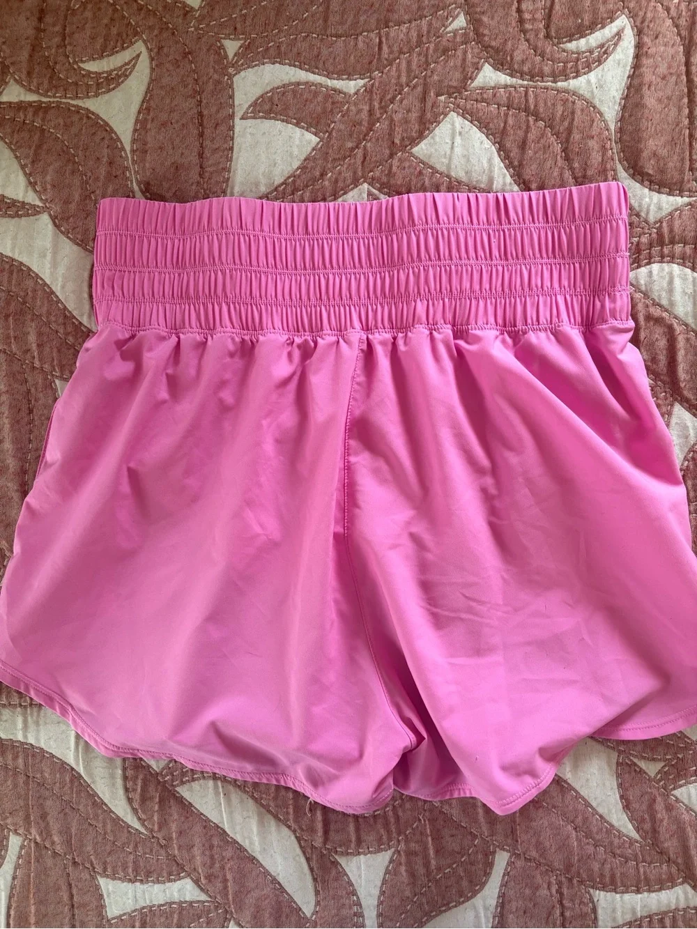 Nike Dri-fit Bubblegum Pink High Wasted Lined Athletic Short Large